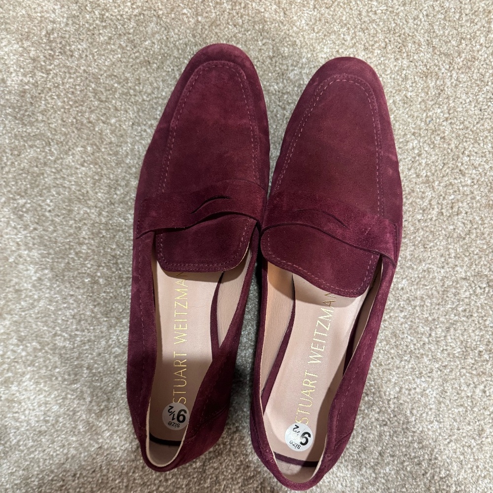 Stuart Weitzman Suede Loafers